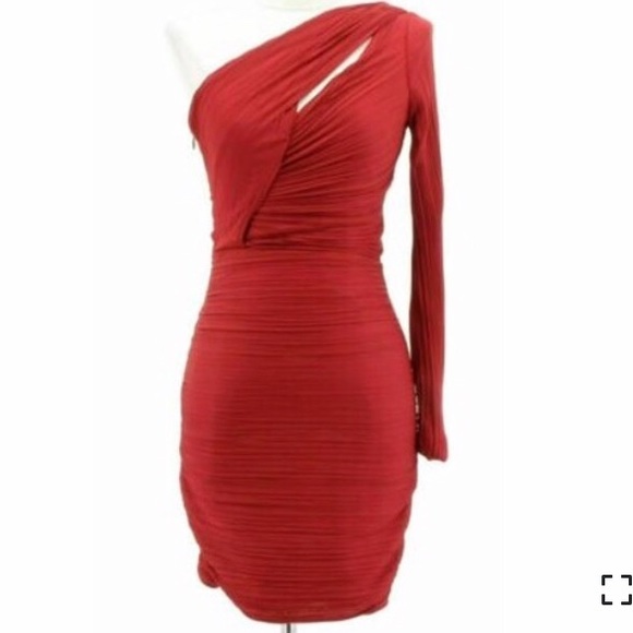 Halston Heritage Red Dress - Picture 3 of 6